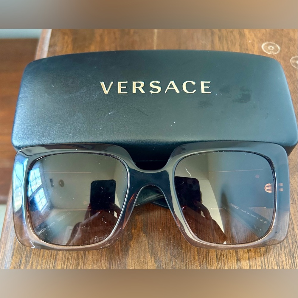 Versace 4405 Brown Square Gradient Sunglasses - image 2